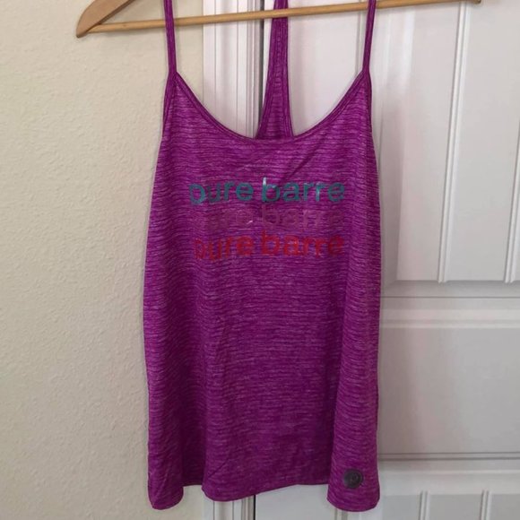 Pure Barre Tops - Pure Barre Racerback workout tank top